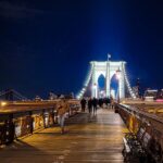 Új fények a Brooklyn Bridge-n